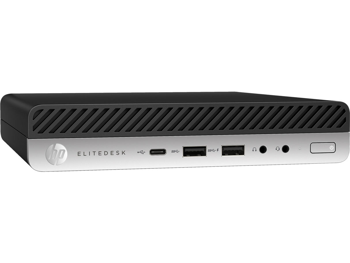 T1A HP EliteDesk 800 G5 Refurbished Intel® Core™ i5 i5-9500T 16 GB DDR4-SDRAM 256 GB SSD Windows 11 Pro Mini PC Sort, Sølv