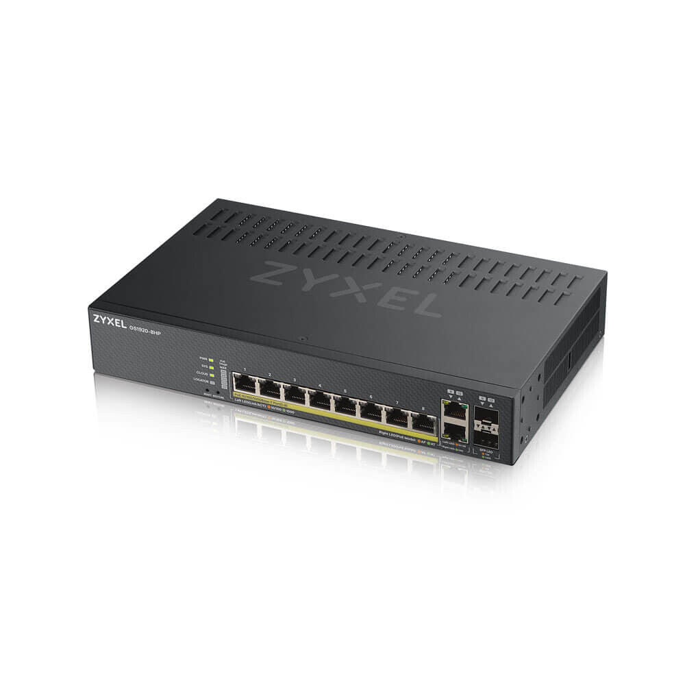 Zyxel GS1920-8HPv2 Switch 8-porte Gigabit PoE+