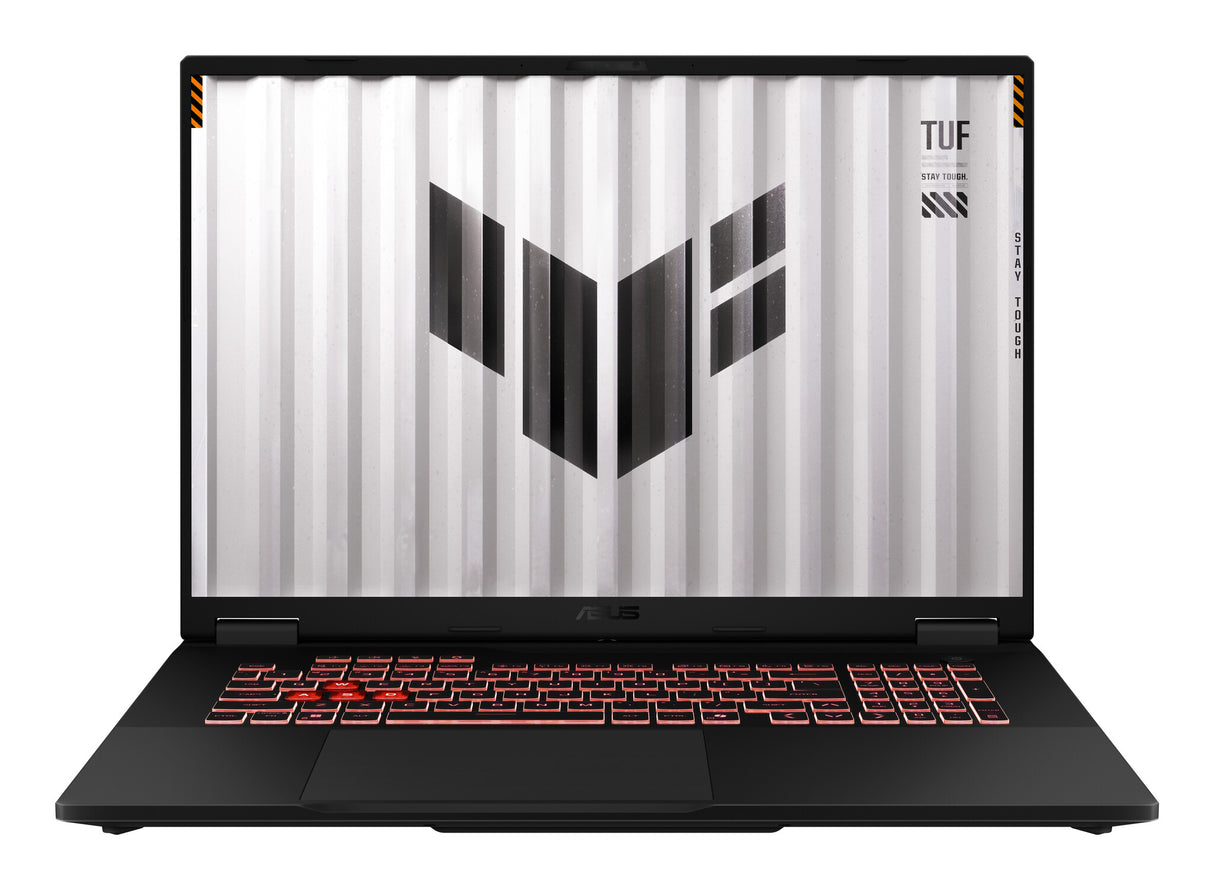 ASUS TUF Gaming A18 FA808UM-S8015W AMD Ryzen™ 7 260 Laptop 45,7 cm (18") WUXGA 16 GB DDR5-SDRAM 512 GB SSD NVIDIA GeForce RTX 5060 Wi-Fi 6E (802.11ax) Windows 11 Home Sort, Grå