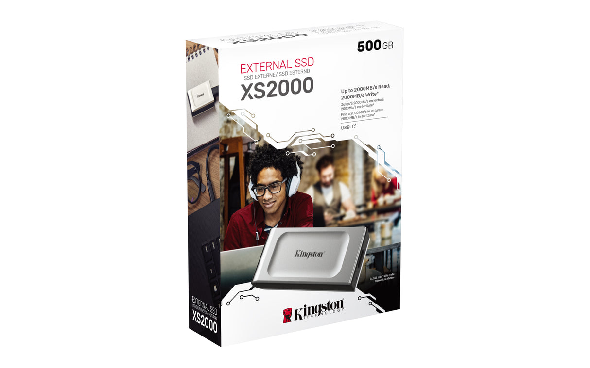 Kingston SSD XS2000 500GB USB 3.2 Gen 2x2