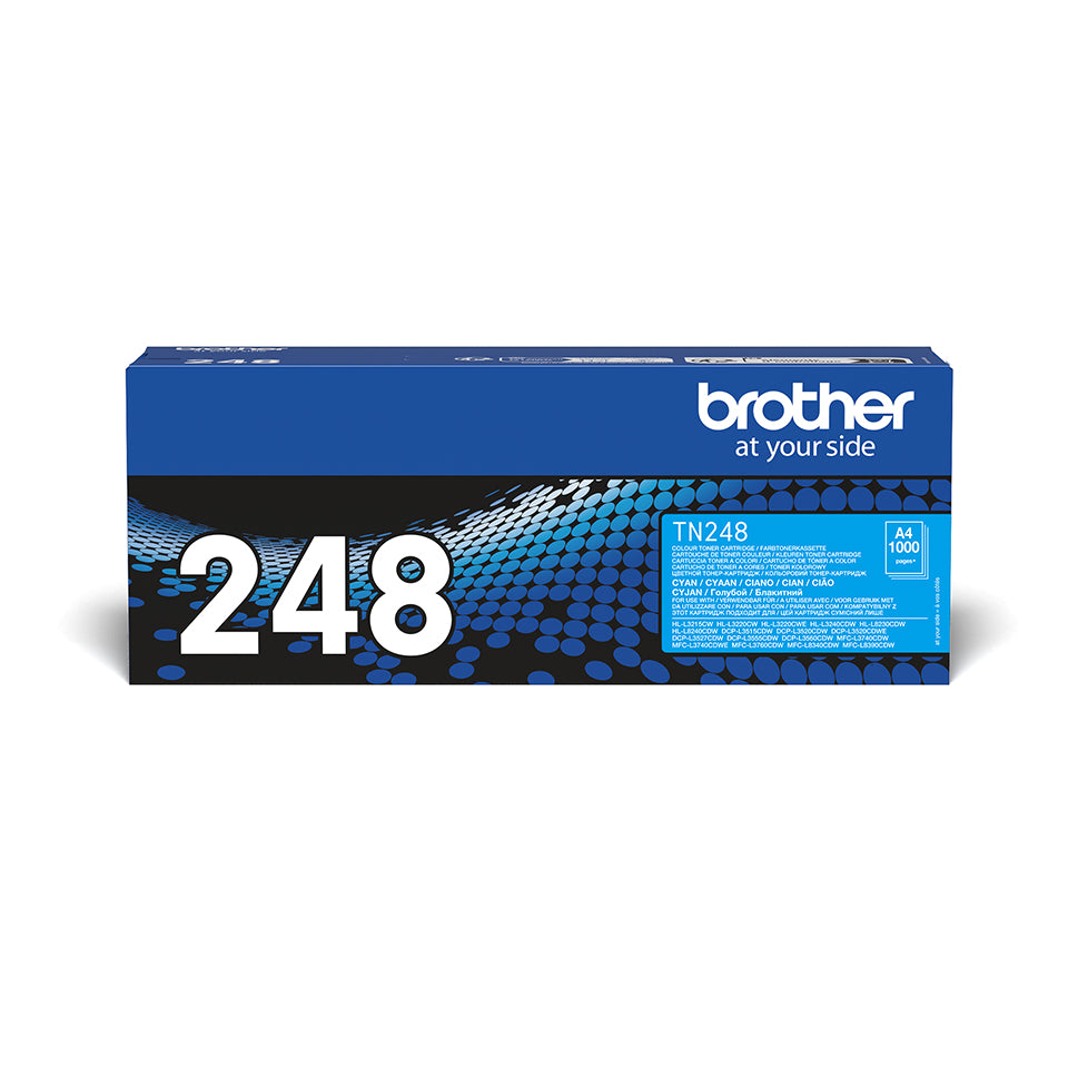 Brother TN-248C tonerpatron 1 stk Original Blå