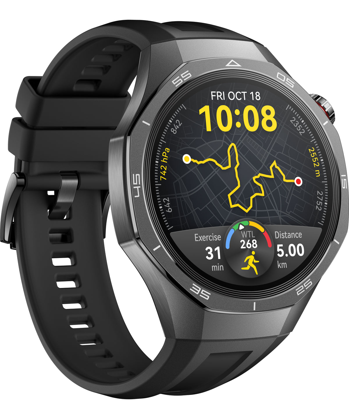 Huawei Watch GT 5 Pro 46 mm Sort SmartWatch