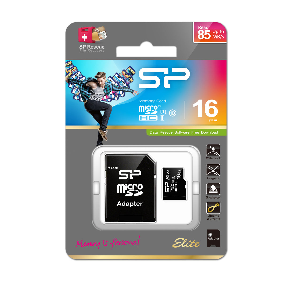 Silicon Power Elite 16 GB MicroSDHC UHS-I Klasse 10
