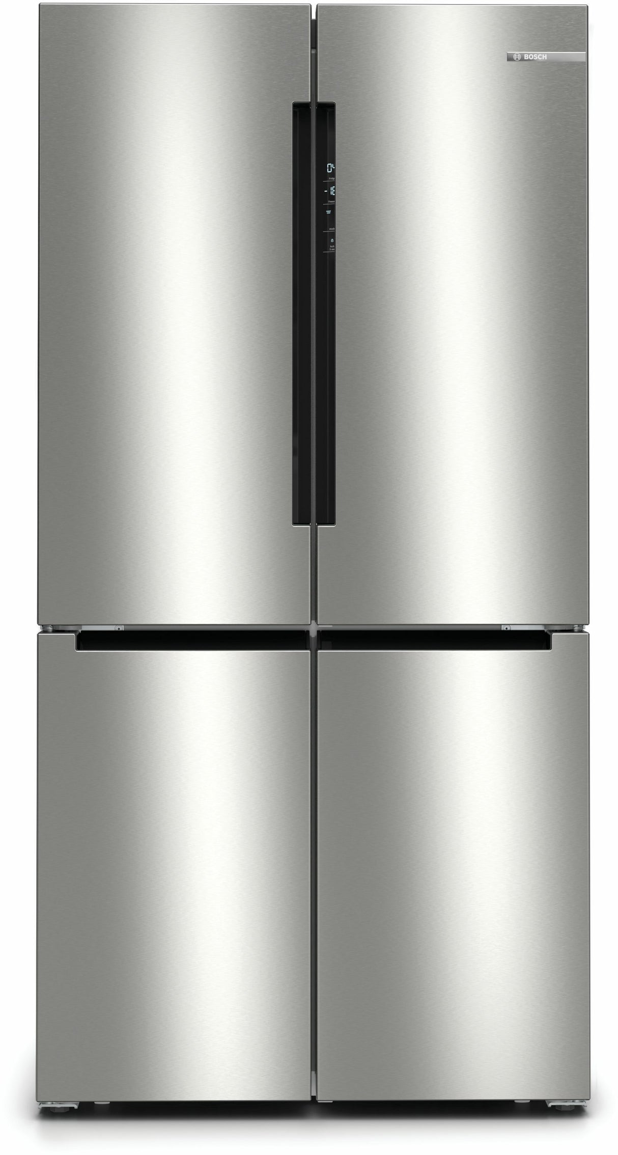 Bosch Serie 4 KFN96VPEA side-by-side køle-fryseskab Fritstående 605 L Rustfrit stål