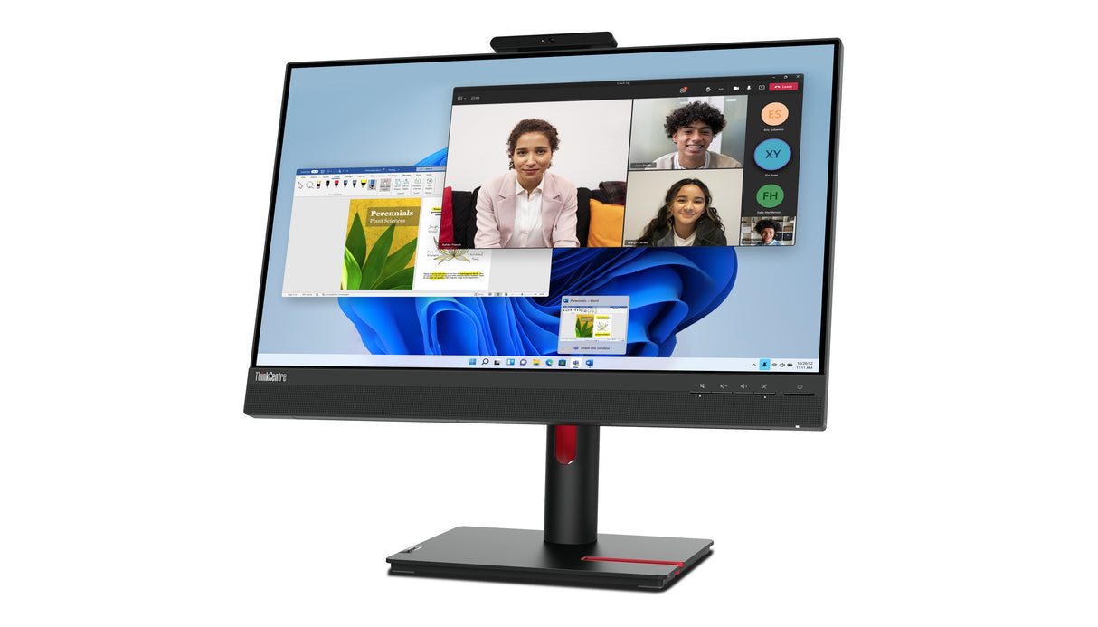 Lenovo ThinkCentre Tiny-In-One 24 Gen 5 LED display 60,5 cm (23.8") 1920 x 1080 pixel Fuld HD Berøringsskærm Sort