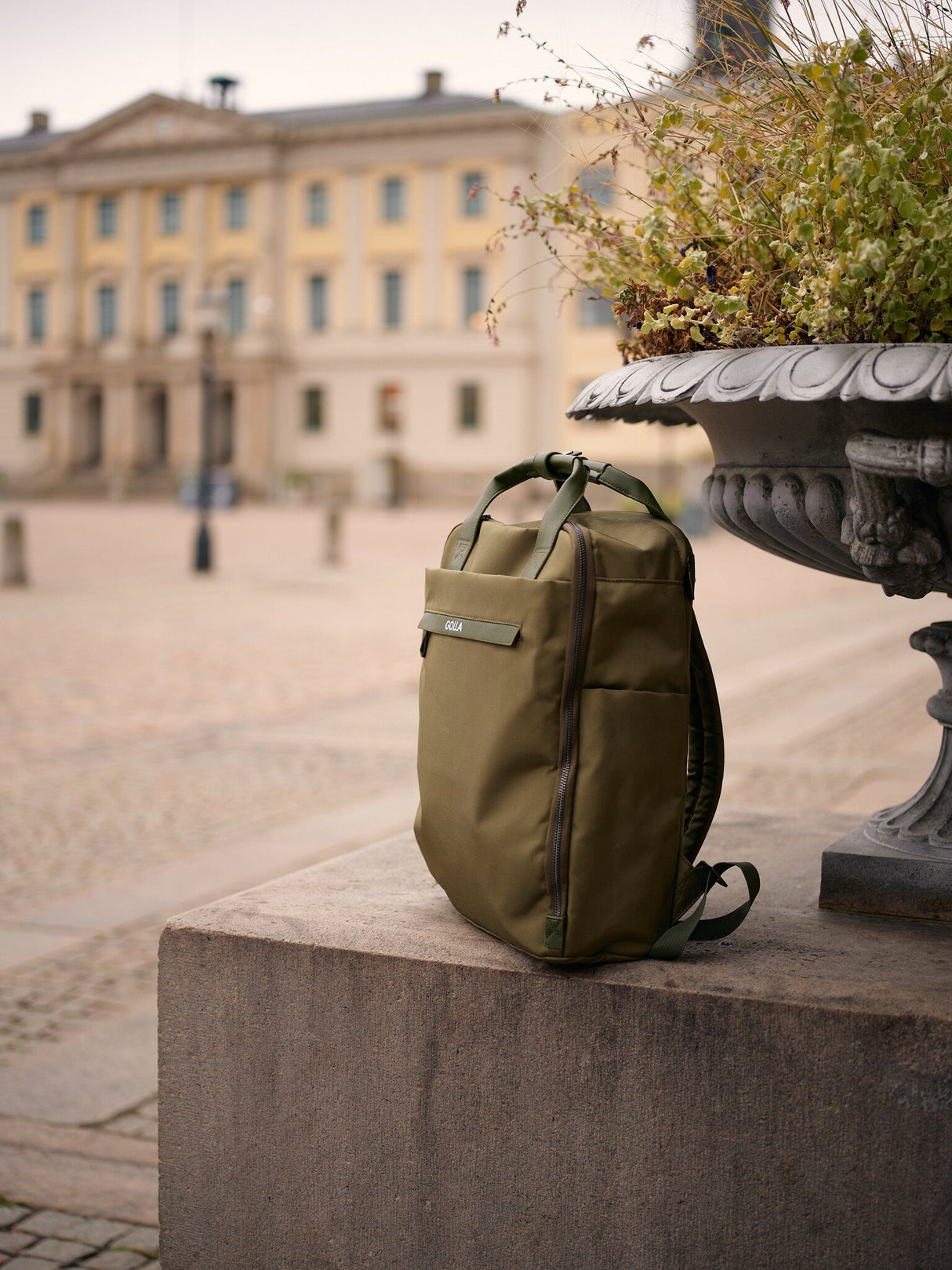 Golla 601675 taske og etui til laptop 40,6 cm (16") Rygsæk Grøn