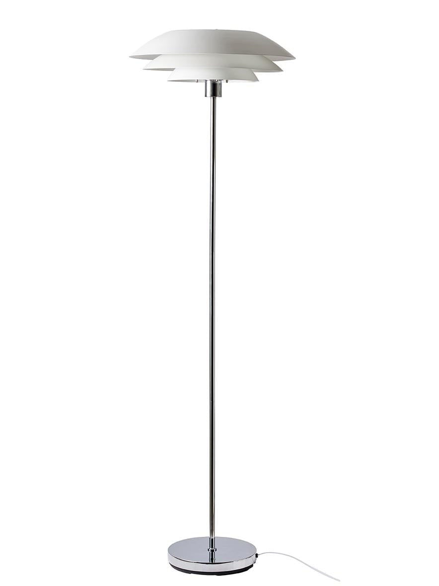 Dyberg Larsen DL45 mat hvid gulvlampe