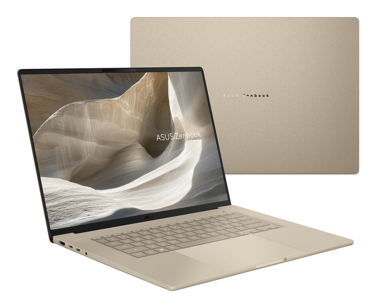 ASUS Zenbook A16 UX3607OA-SQ024X Copilot+ PC Snapdragon X2E-94-100 Laptop 40.6 cm (16") 3K 48 GB LPDDR5x-SDRAM 1 TB SSD Wi-Fi 7 (802.11be) Windows 11 Pro Beige