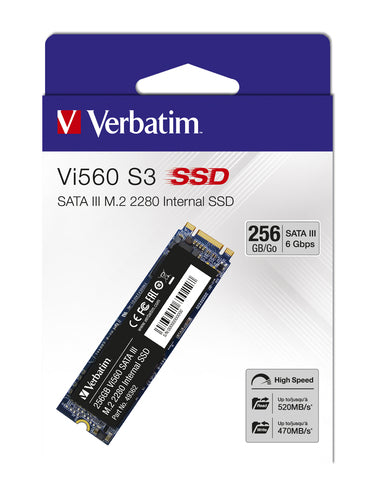 Verbatim Vi560 S3 256 GB M.2 Serial ATA III 3D NAND