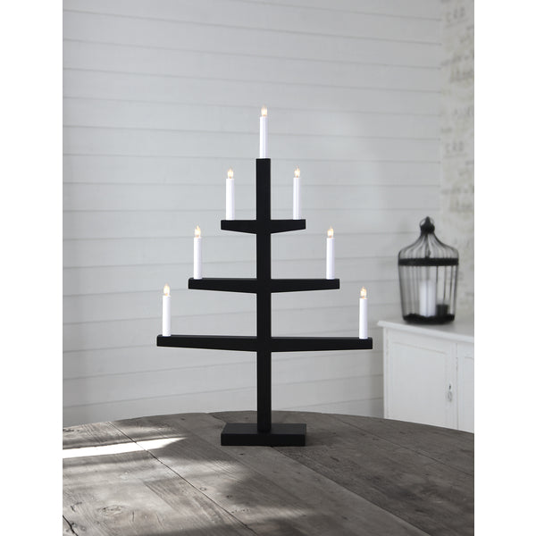 Star Trading Rut 7 arm rød adventsstage