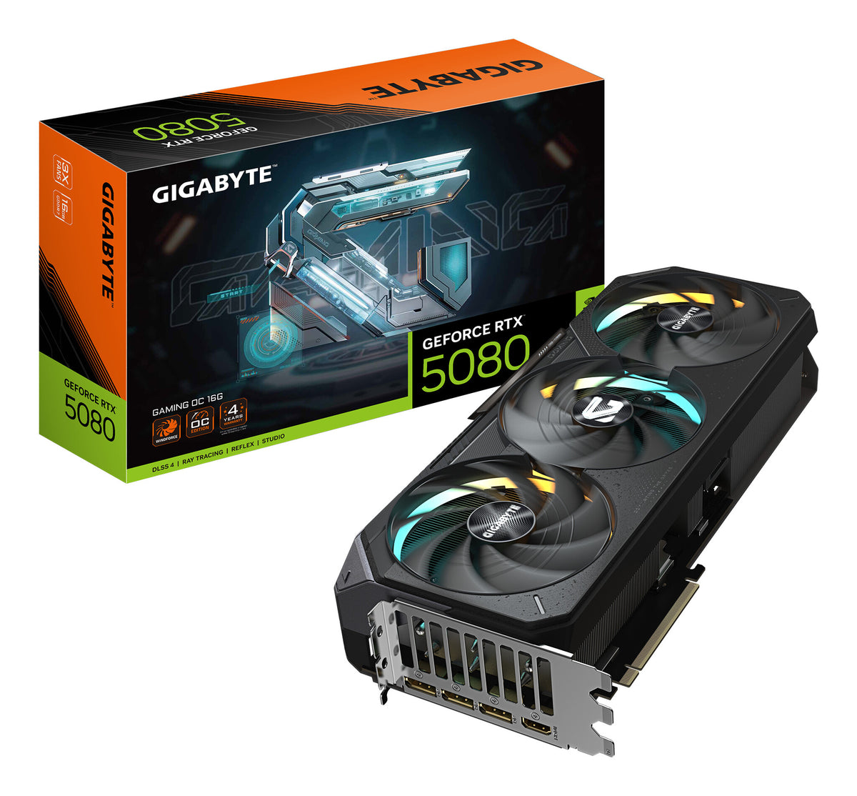 GIGABYTE GeForce RTX 5080 GAMING OC 16G Graphics Card