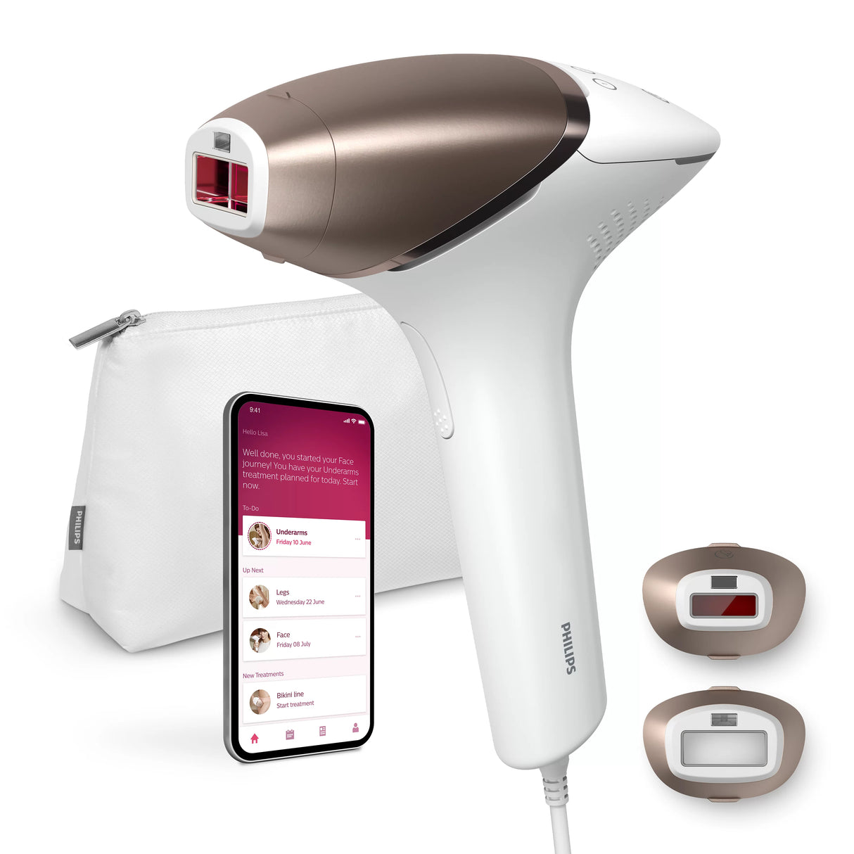 Philips Lumea Prestige Lumea IPL 8000 Series BRI945/00 IPL-hårfjerningsenhed med SenseIQ