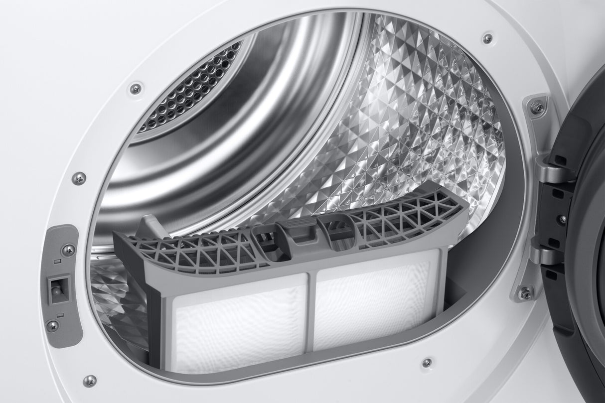 Samsung Series 6 DV90DG6845HH tørretumbler Fritstående Front-læsning 9 kg Hvid
