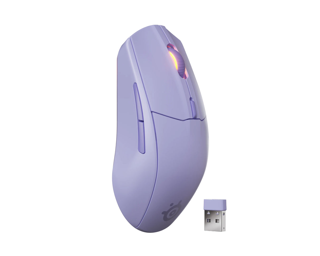 SteelSeries Rival 3 WL Gen 2 trådløs mus lavender