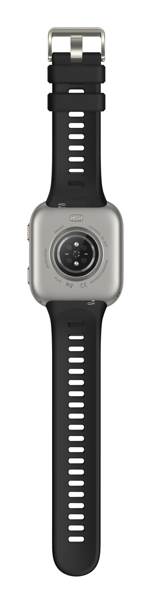 Amazfit Bip Max 5.26 cm (2.07") AMOLED Digital 432 x 514 pixels Touchscreen Silver Wi-Fi GPS (satellite)