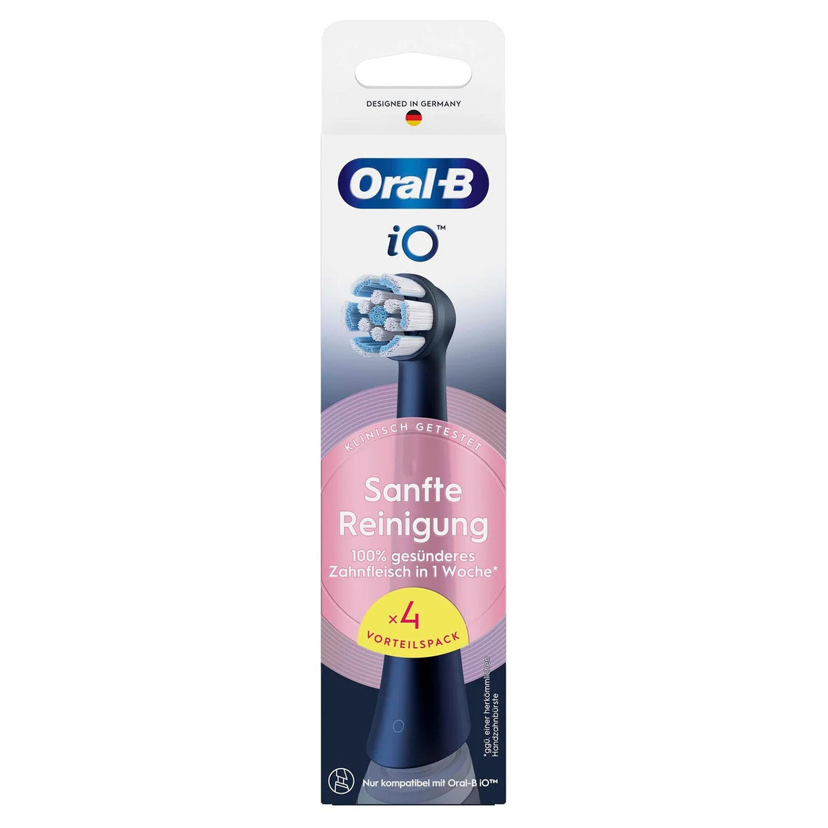 Oral-B 194631 Tandbørstehoveder 4-pack Sort