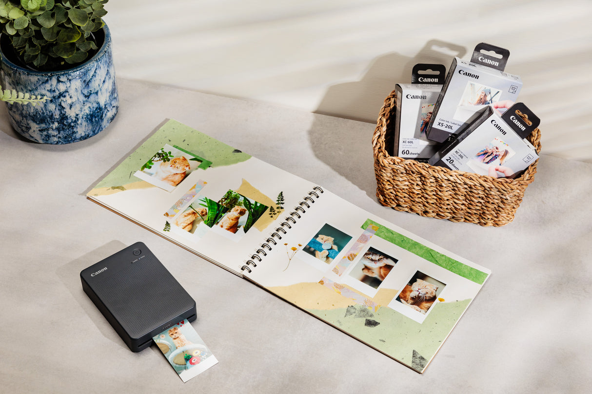 Canon SELPHY QX20 BK fotoprinter Farvesublimation 287 x 287 dpi 2.8" x 3.3" (7.2x8.5cm) Wi-Fi