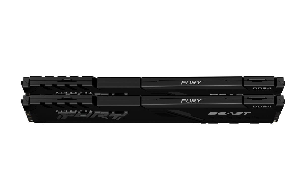 Kingston Technology FURY Beast 16GB 3600MT/s DDR4 CL17 DIMM (Sæt med 2) Black