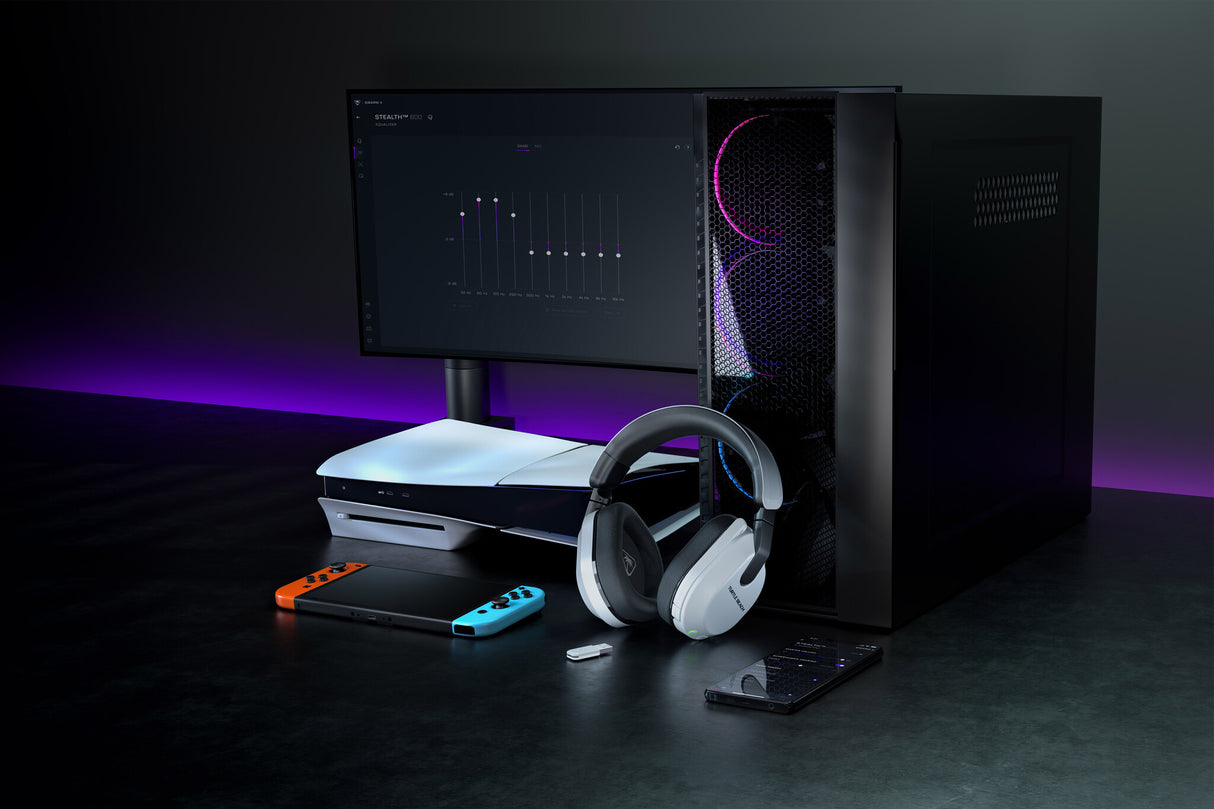 Turtle Beach Stealth 600 Gen 3 Headset Trådløs Spil Bluetooth Hvid