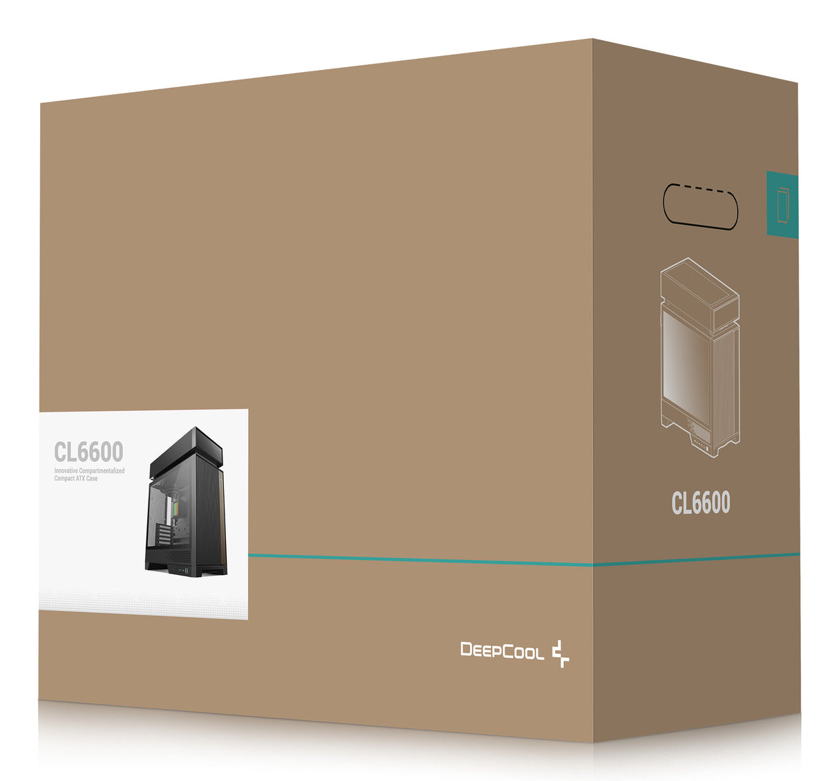 DeepCool CL6600 Midi Tower Sort
