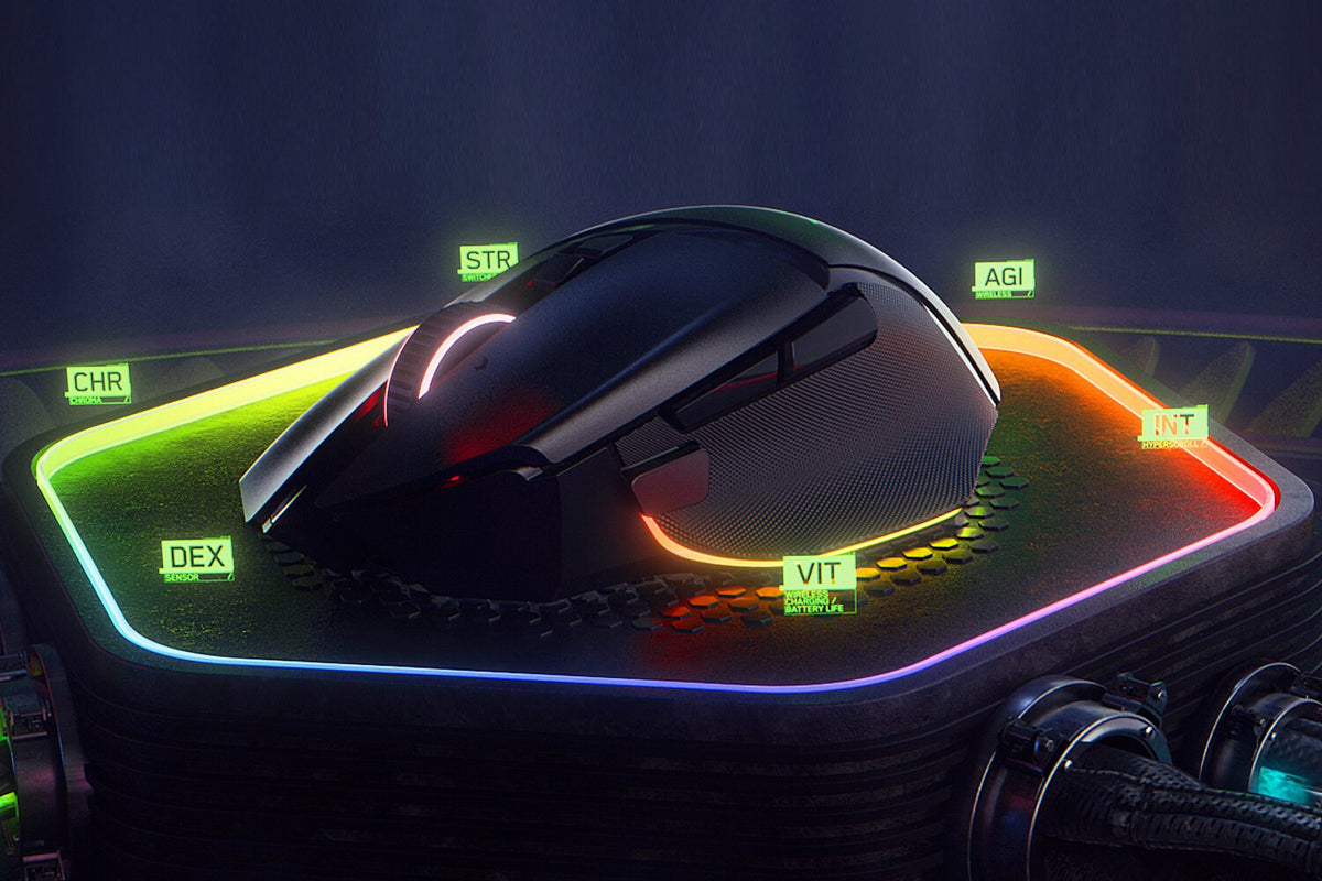 Razer Basilisk V3 pro Optisk Trådløs Sort