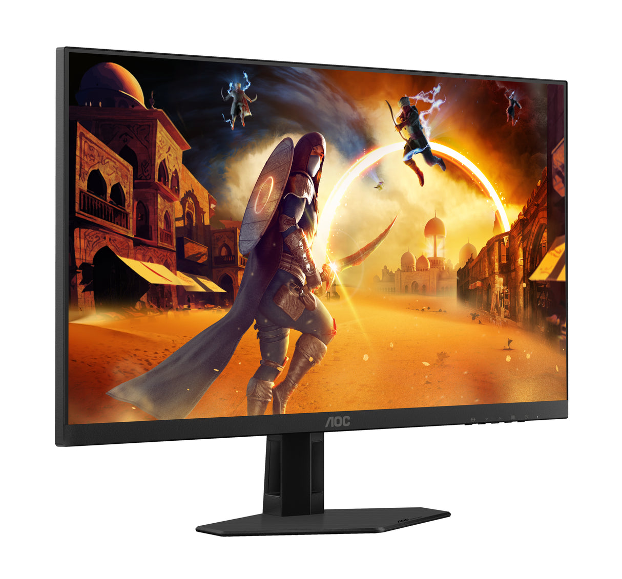 AOC G4 Q24G4RE computerskærm 60,5 cm (23.8") 2560 x 1440 pixel Quad HD LED Sort, Rød