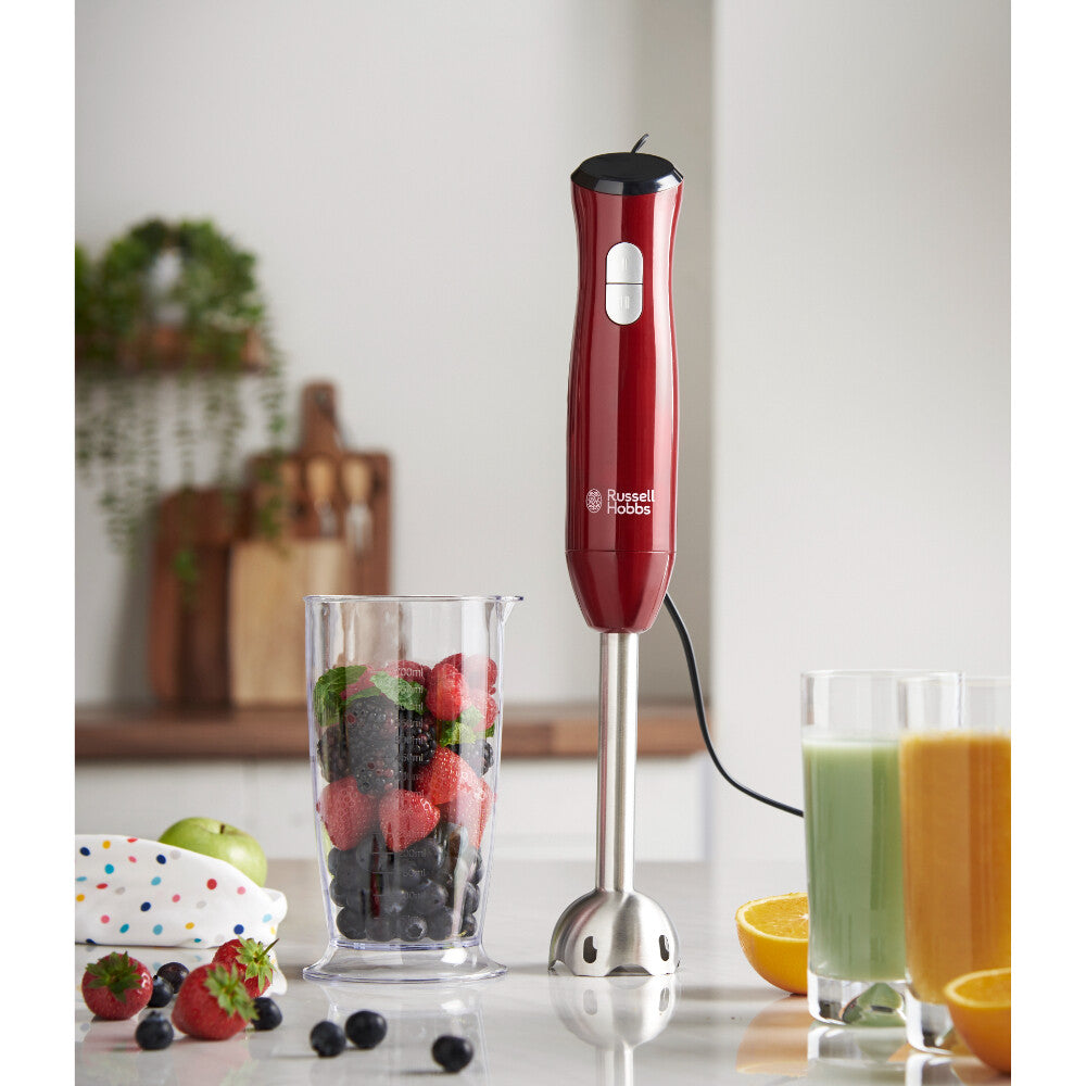 Russell Hobbs Desire 0,7 L Nedsænkning blender 500 W Rød, Rustfrit stål