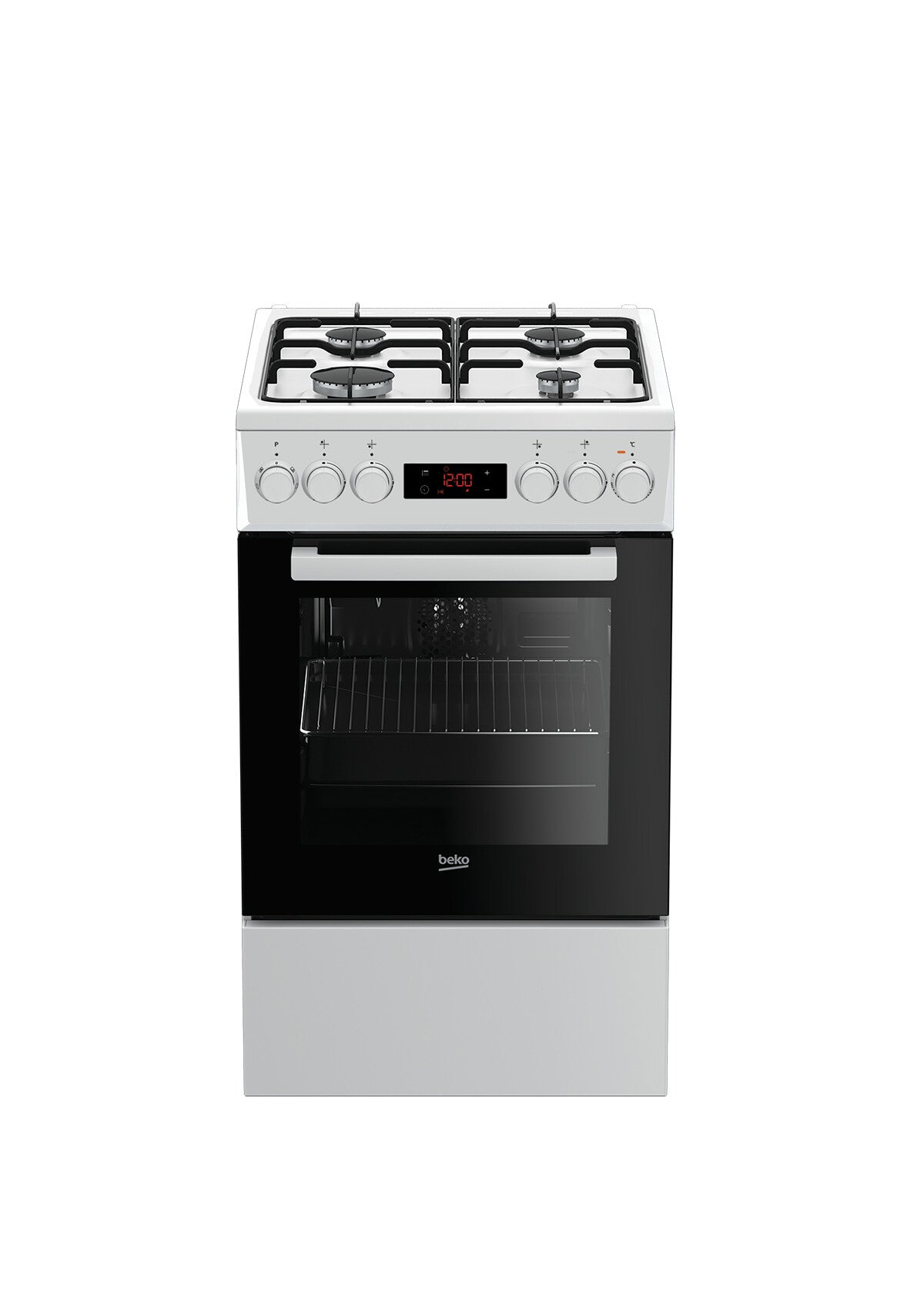 Beko FSE52321DWD komfur og ovn Fritstående komfur Gas Gaskomfur Hvid