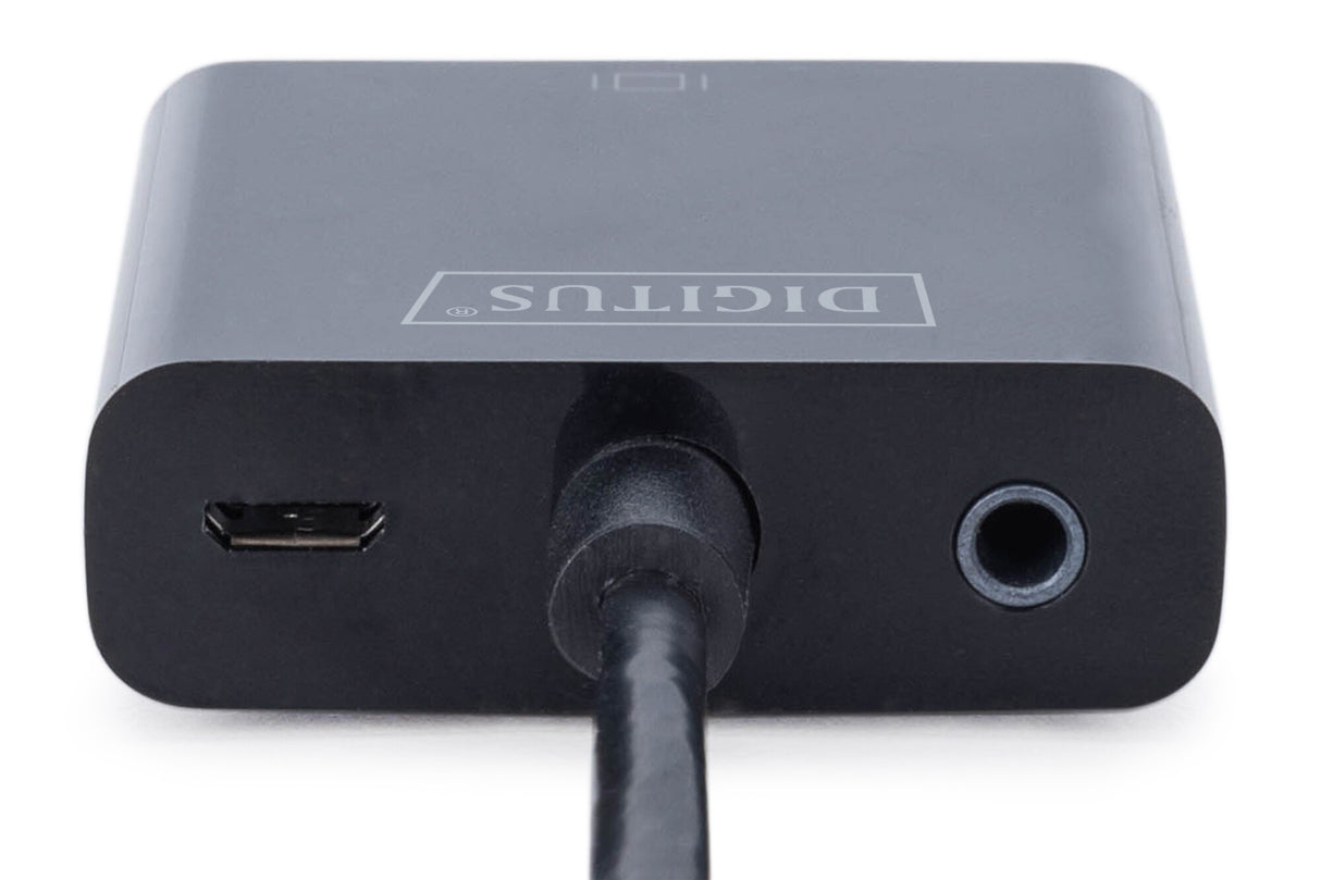 Digitus DA-70461 videokabel adapter VGA (D-Sub) Sort