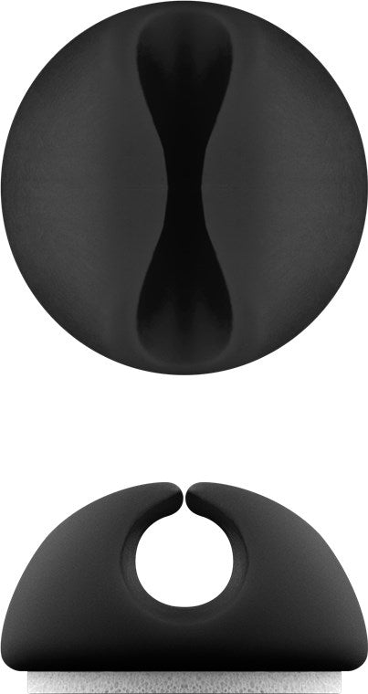 Goobay Kabelholdere 5 stk (black)