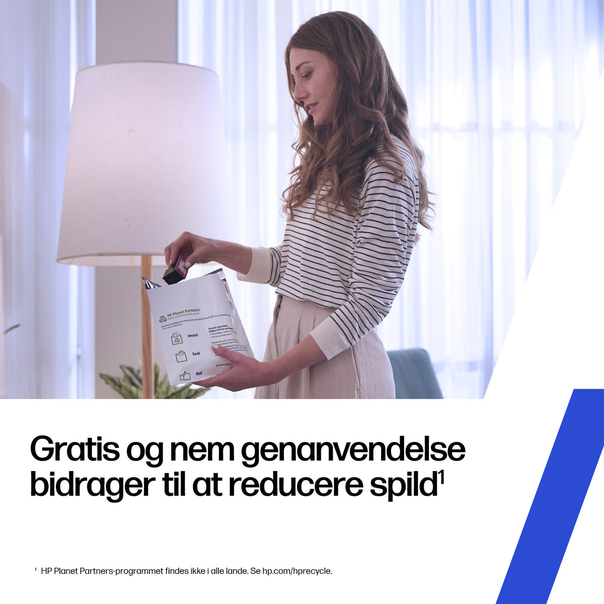 HP 308 Gul Cyan Magenta 120 sider Blæk