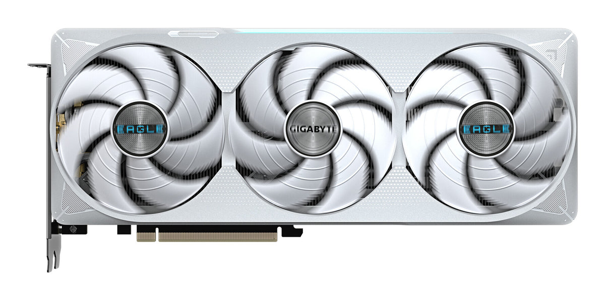 GIGABYTE GeForce RTX 5070 Ti EAGLE OC ICE SFF 16G Graphics Card - 16GB GDDR7, 256bit, PCI-E 5.0, 2542 MHz Core Clock, 3 x DP 2.1a, 1 x HDMI 2.1b, NVIDIA DLSS 4, GV-N507TEAGLEOC ICE-16GD