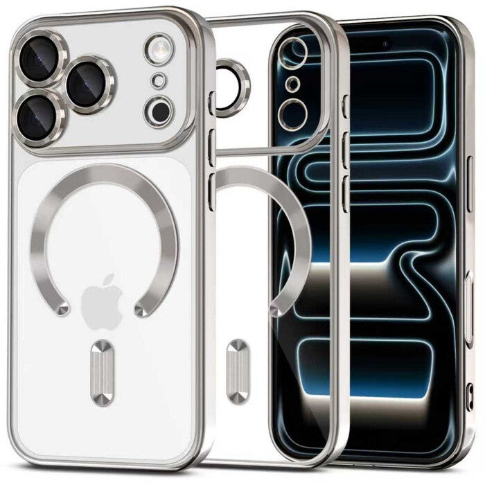 Tech-Protect 5906302334599 mobiltelefon etui 16 cm (6.3") Cover Sølv, Transparent