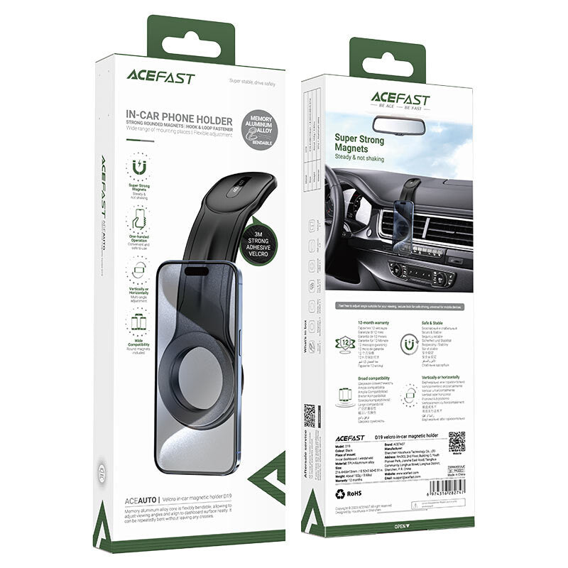 ACEFAST D19 Passiv holder Mobiltelefon/Smartphone Sort