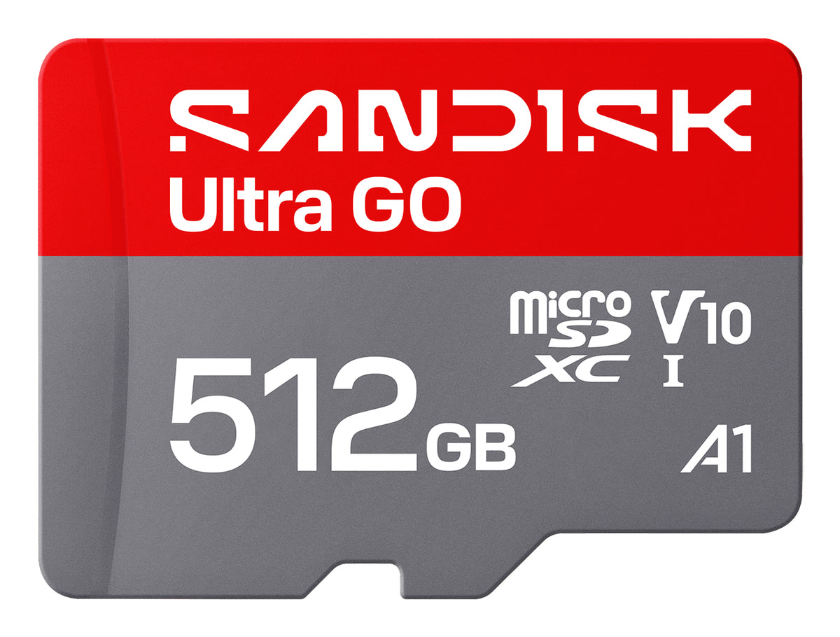 SanDisk Ultra GO MicroSDXC MicroSDXC 512GB 512GB 190MB/s 190MB/s
