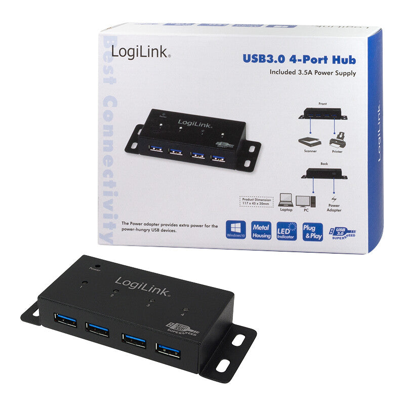LogiLink USB 3.0 Hub 4-Port