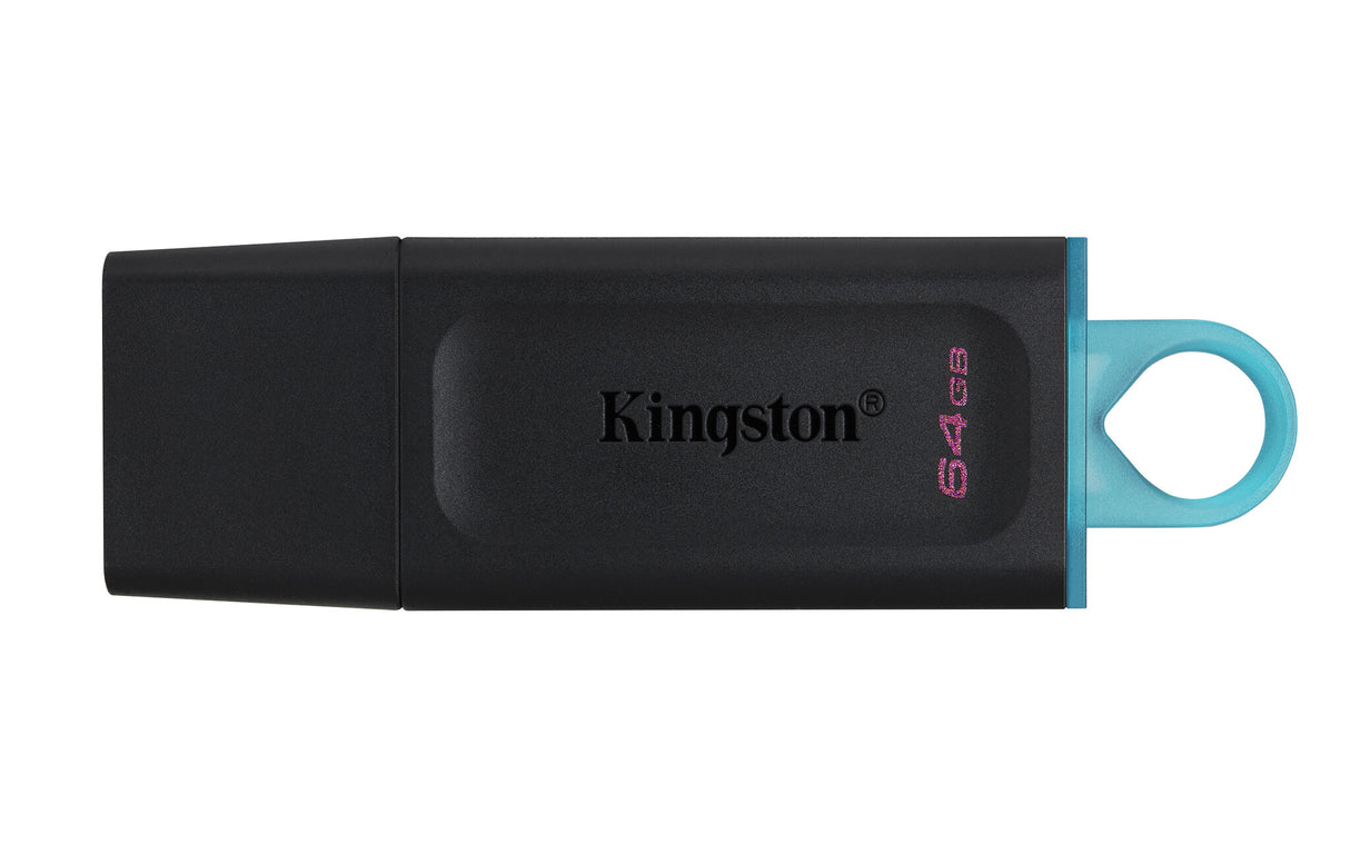 Kingston Technology DataTraveler Exodia USB 3.2 Flash-drev (sort + turkis) - 2 stk