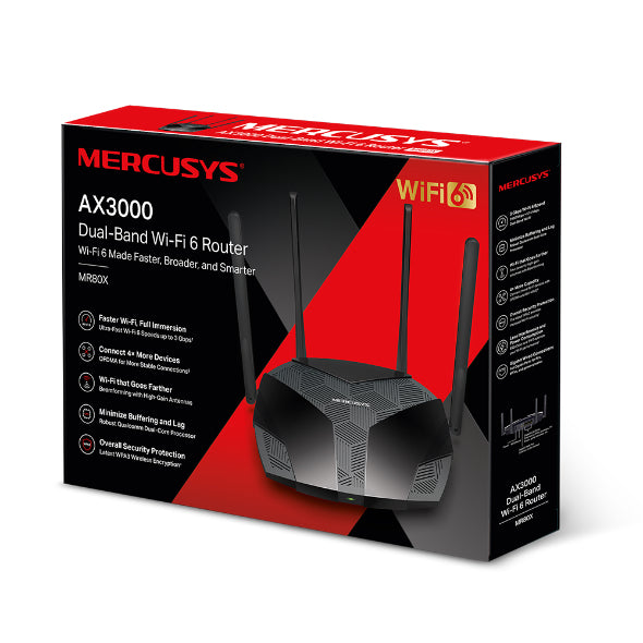 Mercusys MR80X V2 Trådløs router