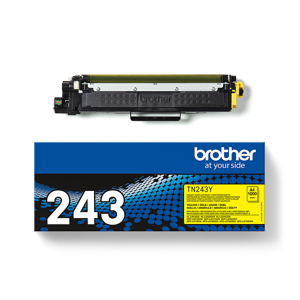 Brother TN-243Y tonerpatron 1 stk Original Gul