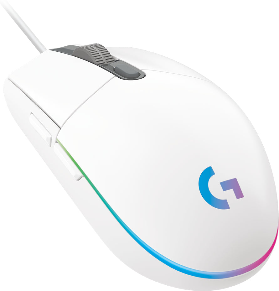 Logitech Gaming Mouse G102 LIGHTSYNC Optisk Kablet Hvid