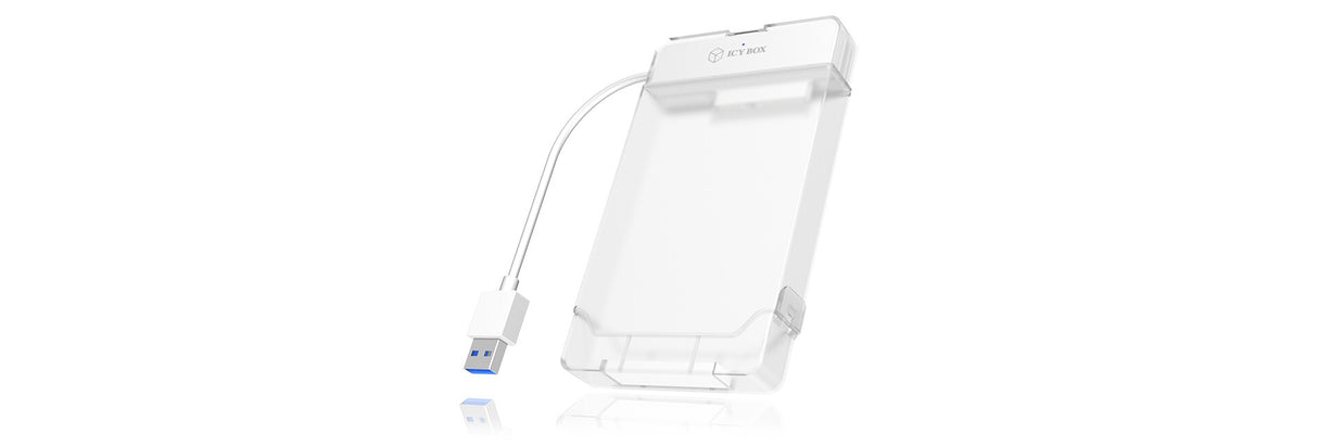 ICY BOX IB-AC703-U3 HDD/SSD kabinet Hvid 2.5"