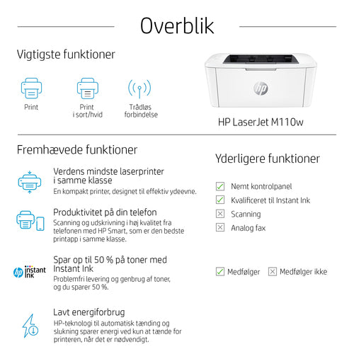 HP LaserJet M110w-printer
