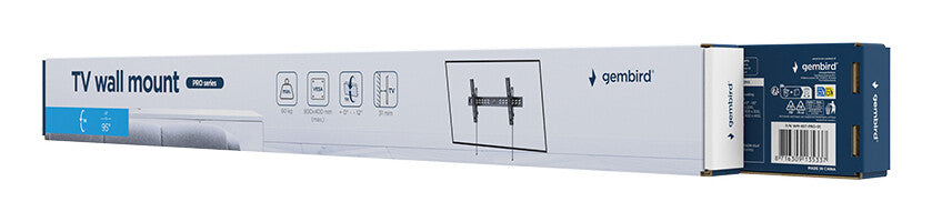 Gembird PRO series 2,41 m (95") Sort