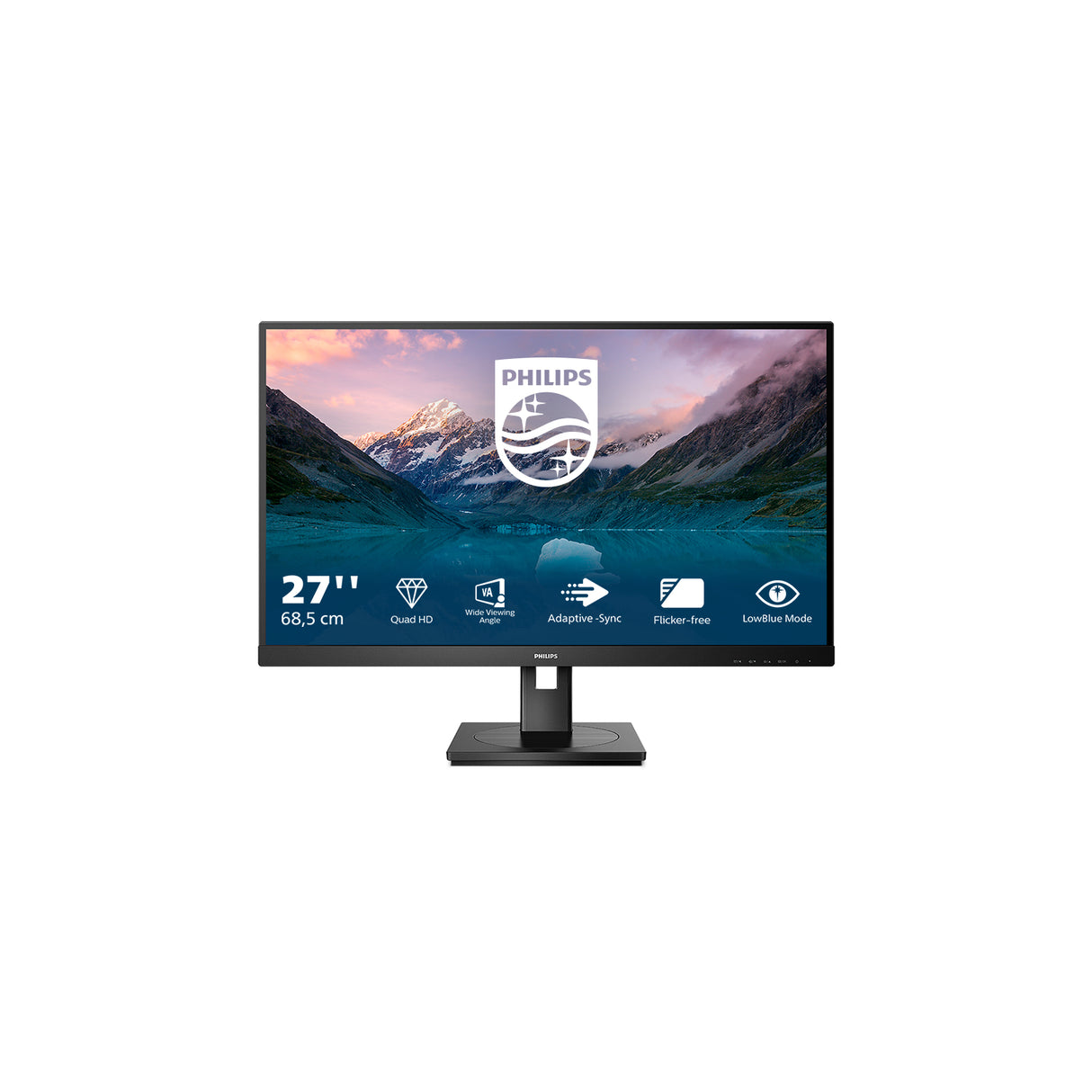 Philips 275S9JML/00 computerskærm 68,6 cm (27") 2560 x 1440 pixel Quad HD LCD Sort
