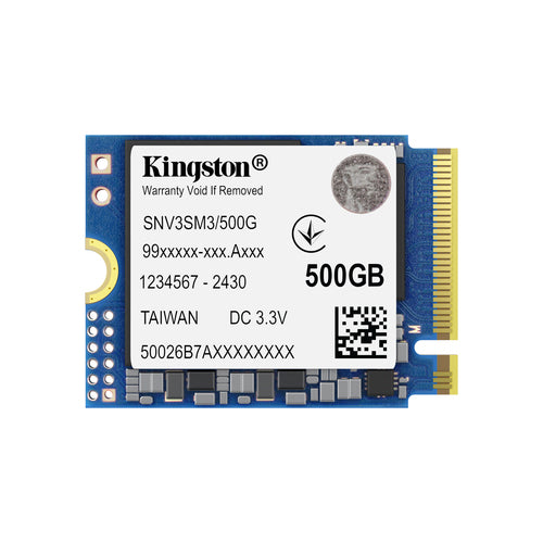 Kingston Technology NV3 500GB M.2 PCI Express 4.0 (NVMe)