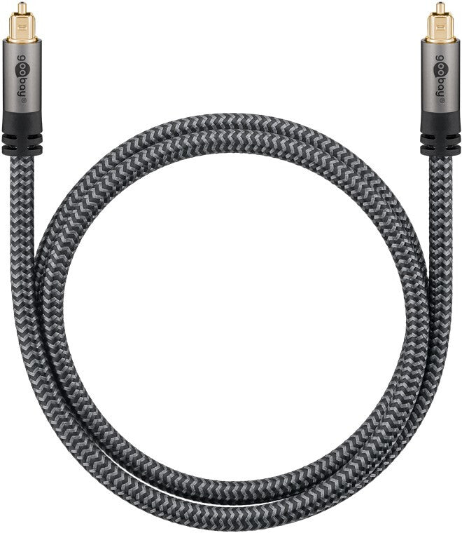 Goobay 65307 lydkabel 5 m Toslink Sort, Sølv