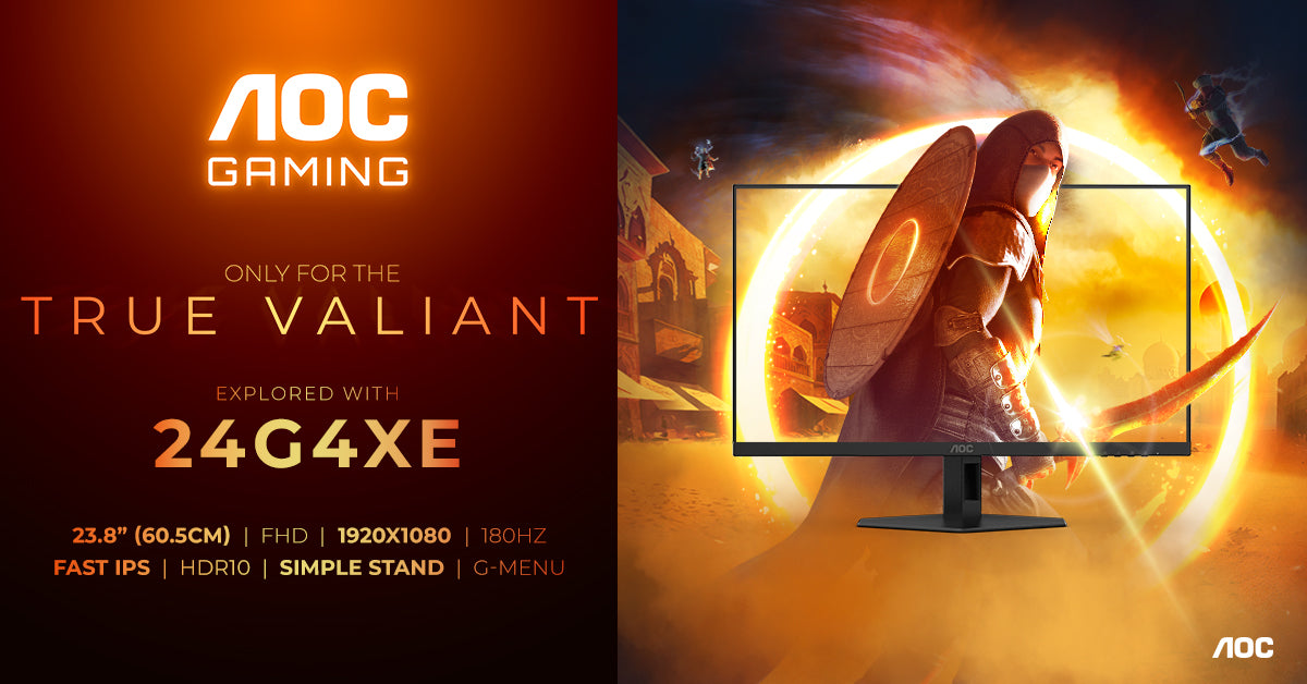 AOC Gaming 24G4XE 24 1920 x 1080 (Full HD) HDMI DisplayPort 180Hz