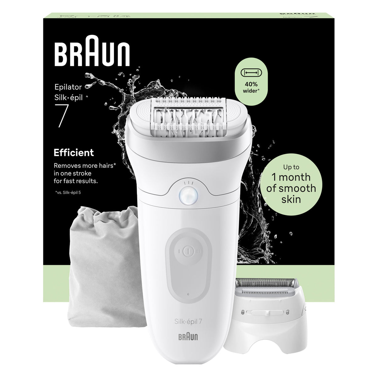 Braun Silk-épil 7 8700216963503 hårfjerner Hvid