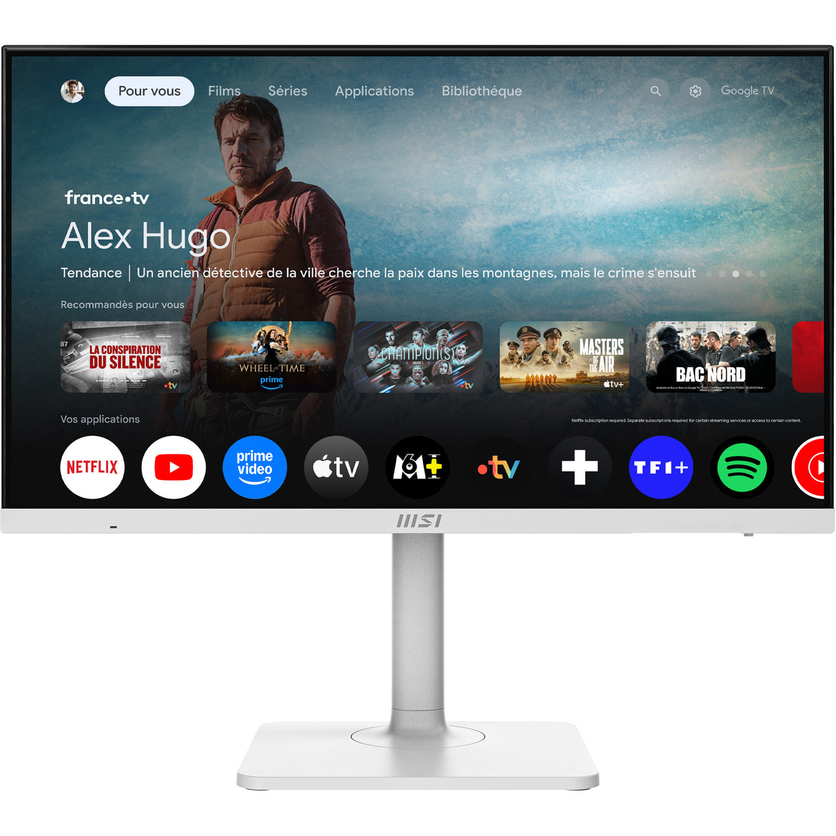 MSI Modern MD272UPSW computerskærm 68,6 cm (27") 3840 x 2160 pixel 4K Ultra HD Hvid