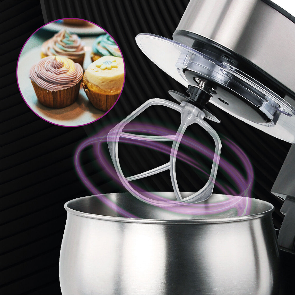 Camry Premium CR 4223 foodprocessor 2000 W 5 L Sølv